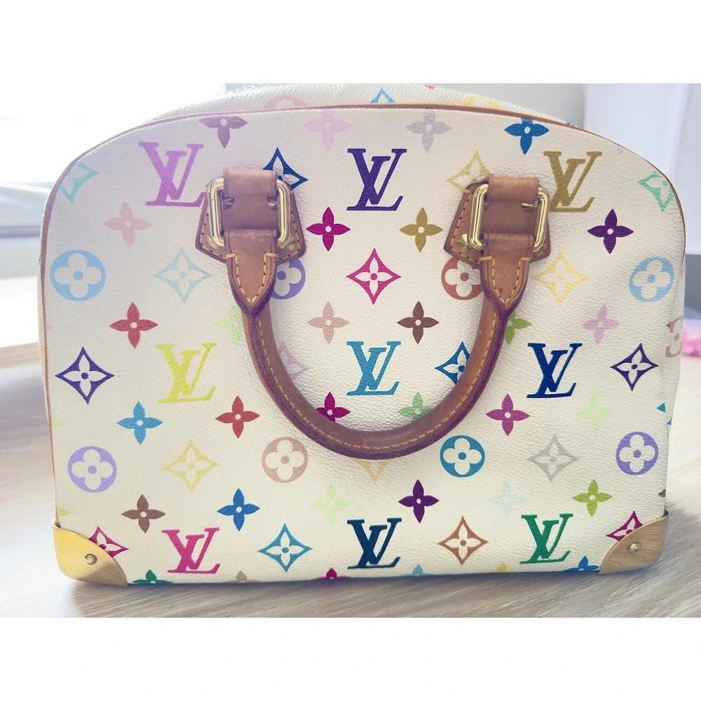 Louis Vuitton Takashi X Murakami Trouville Top Handle Bag